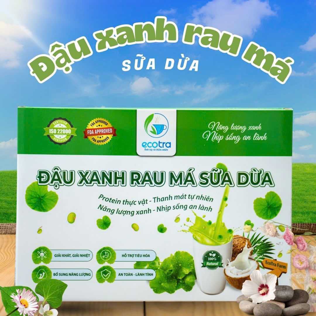 Đậu xanh rau má sữa dừa