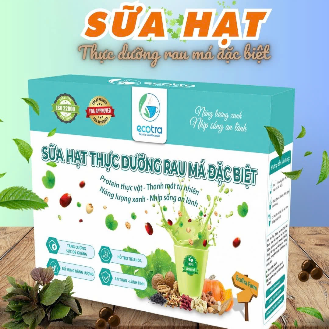 Sữa hạt thực dưỡng rau má - phiên bản đặc biệt